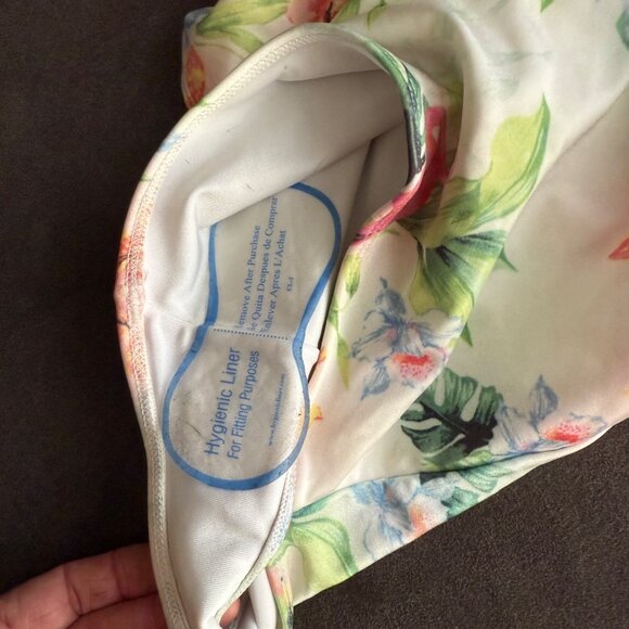 American Apparel Womens High Waist Swim Bottoms Floral M - Picture 5 of 5
